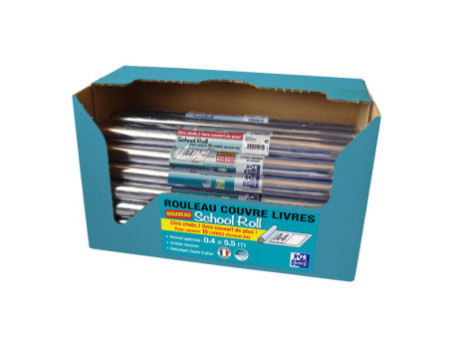 Oxford Film couvre-livres, PVC, incolore, 400 mm x 5,5 m