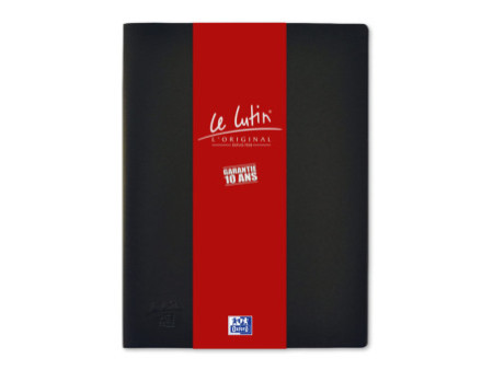 Oxford Protège-documents 'Le Lutin', A4, 100 pochettes, noir