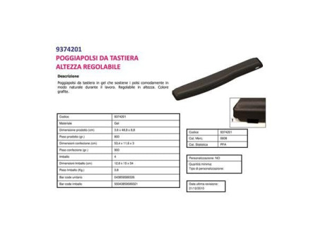 Fellowes repose-poignet pour clavier Premium Gel, graphite