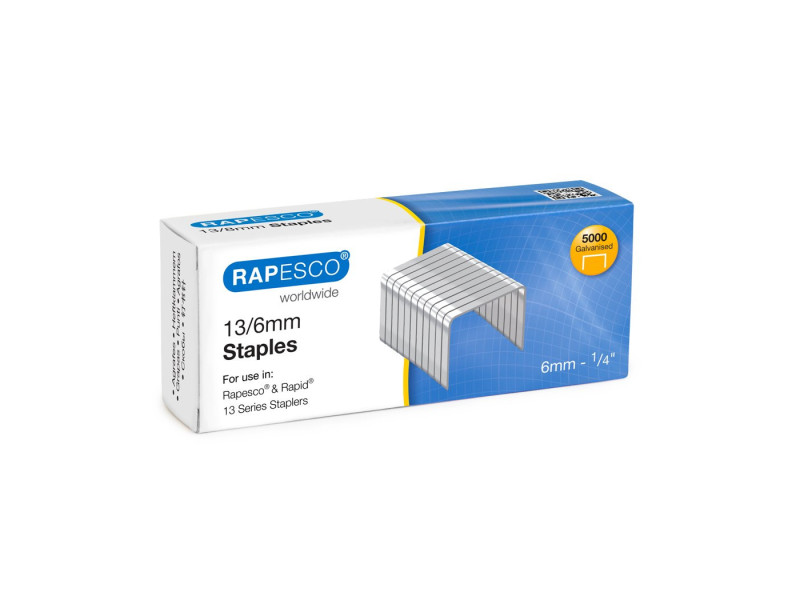 RAPESCO Agrafes pour pistolet agrafeur 13/6, galvanisé