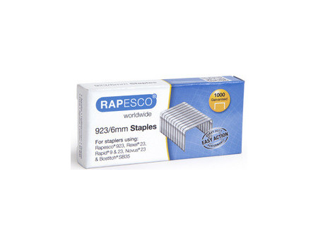 RAPESCO Agrafes 923/15+17+20+23 mm, galvanisé