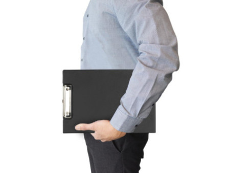 RAPESCO Pochette porte-bloc, plastifié, A4, noir