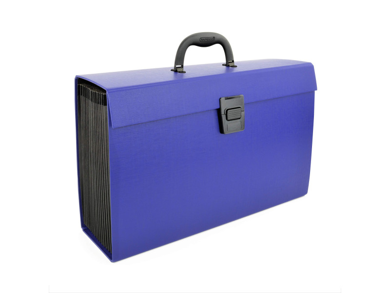 RAPESCO Trieur valisette, A4, 19 compartiments, bleu