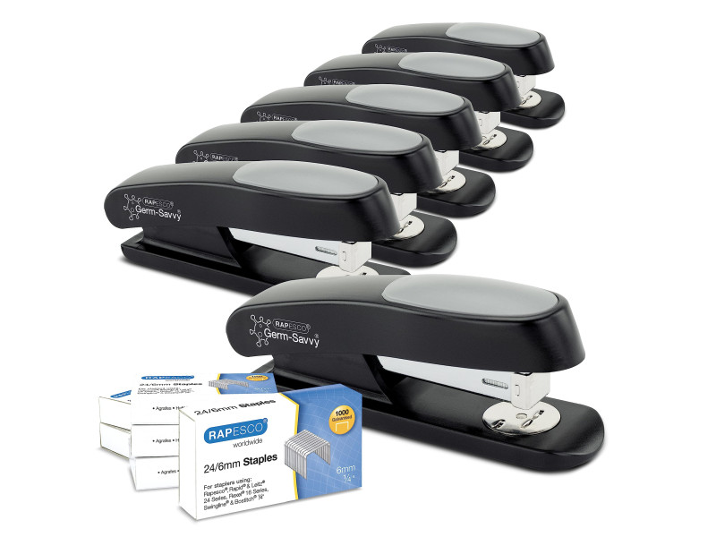 RAPESCO Agrafeuse Sting Ray & Agrafes - Business Pack
