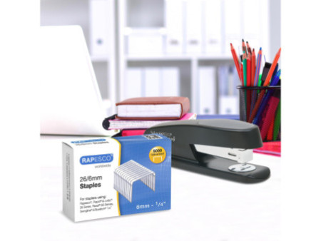 RAPESCO Agrafes 26/6 mm, Business Pack, galvanisé