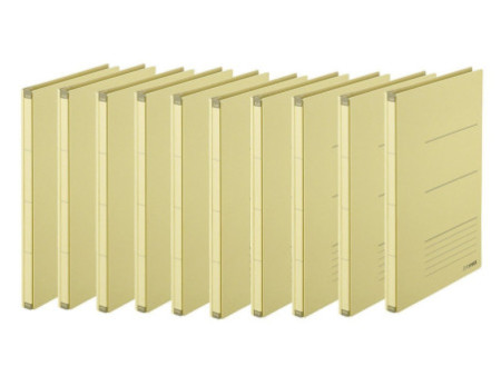 PLUS JAPAN Classeur d'archives ZEROMAX, A4 large, beige