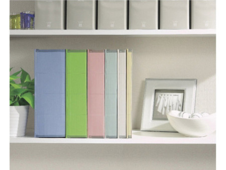 PLUS JAPAN Classeur d'archives ZEROMAX, A4 large, beige