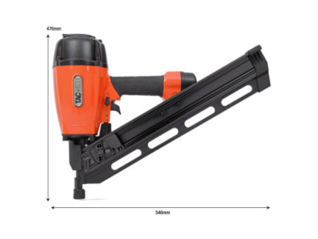 TACWISE Cloueuse coudée pneumatique KDH90V, orange