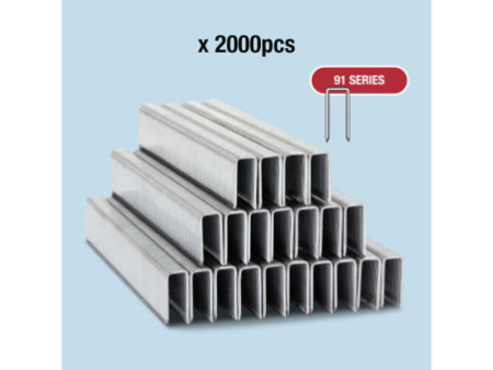 TACWISE Agrafes étroites 91/14 mm galvanisées, 2.000 pièces