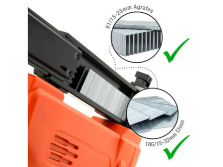 TACWISE Pistolet agrafeur/cloueur Master Nailer 12V 191