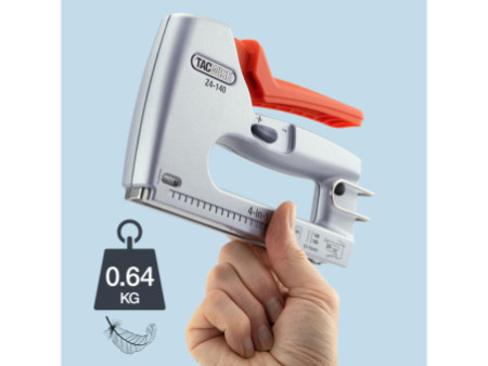 TACWISE Agrafeuse/cloueuse Z4-140 (4 en 1), argent/orange