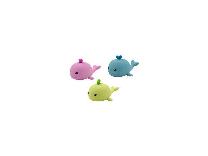 WEDO Gomme en plastique baleine 'MOBY', assorti