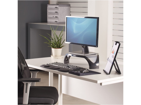 Fellowes Support moniteur TFT/LCD Smart Suites, noir/argent