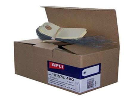 APLI Etiquettes américaines, 80 x 38 mm, avec fil de fer