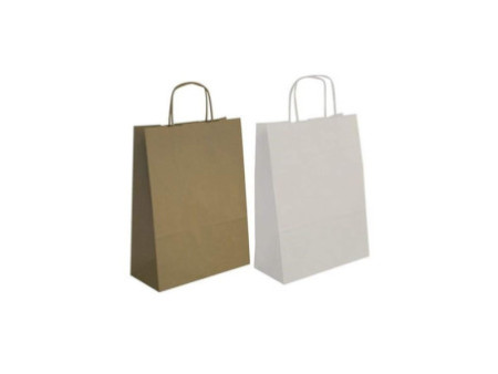 APLI Sac en papier, kraft, petit, blanc