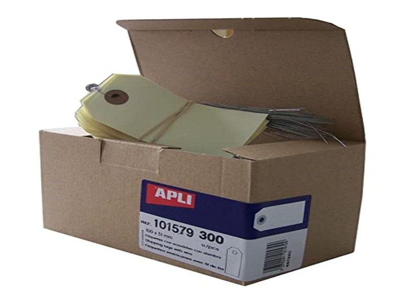 APLI Etiquettes américaines, 100 x 51 mm, avec fil de fer