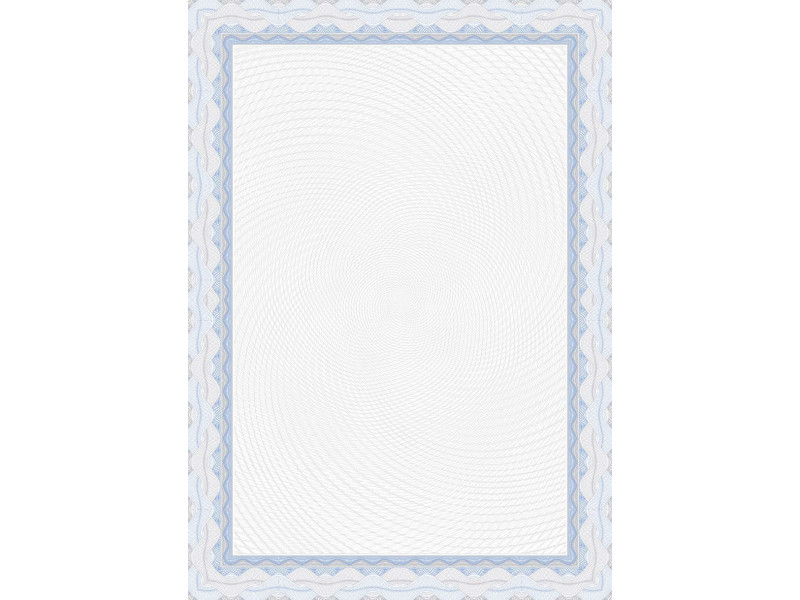 agipa Papier à motif 'Diplôme', A4, 115 g/m2, bleu