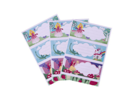 APLI kids Etiquettes pour livre 'princesses', 36 x 81 mm