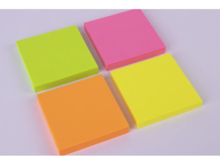 APLI Notes adhésives 'FUNNY Notes!', 75 x 75 mm, jaune fluo