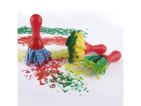 APLI Kids Set de pinceaux Maxi PAINT & FUN, set de 3