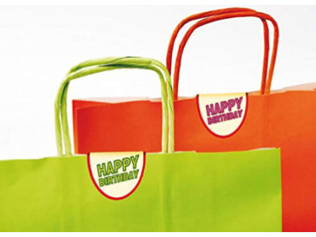 APLI Sac en papier, kraft, petit, noir