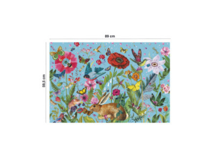 APLI kids Puzzle 'GLOW IN THE DARK Flower', 204 pièces