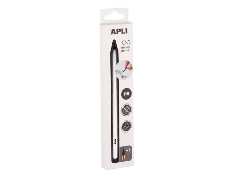 APLI Crayon de papier éternel Infinity, blanc
