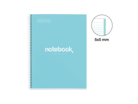 MIQUELRIUS Cahier à spirale 'Notebook EMOTIONS', A4, bleu
