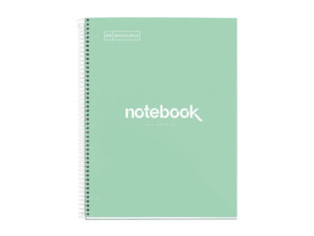 MIQUELRIUS Cahier à spirale 'Notebook EMOTIONS', A4, menthe