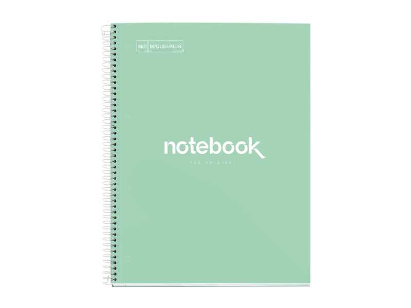 MIQUELRIUS Cahier à spirale 'Notebook EMOTIONS', A4, menthe