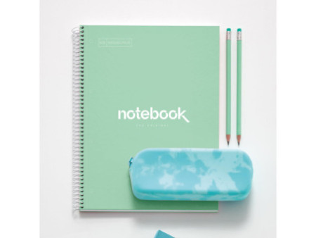 MIQUELRIUS Cahier à spirale 'Notebook EMOTIONS', A4, menthe