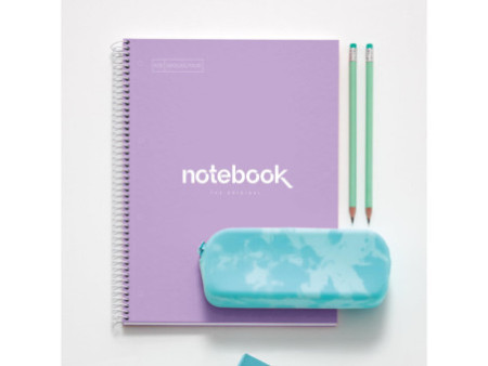 MIQUELRIUS Cahier à spirale 'Notebook EMOTIONS', A4, lavande