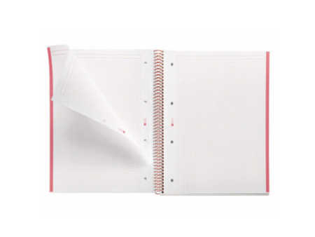 MIQUELRIUS Cahier à spirale 'Notebook EMOTIONS', A4, rouge