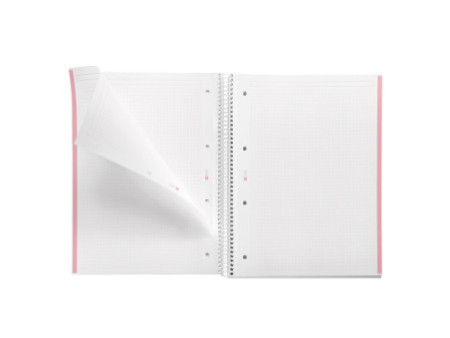MIQUELRIUS Cahier à spirale 'Notebook EMOTIONS', A4, corail