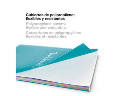 MIQUELRIUS Cahier à spirale 'Notebook EMOTIONS', A4, marine