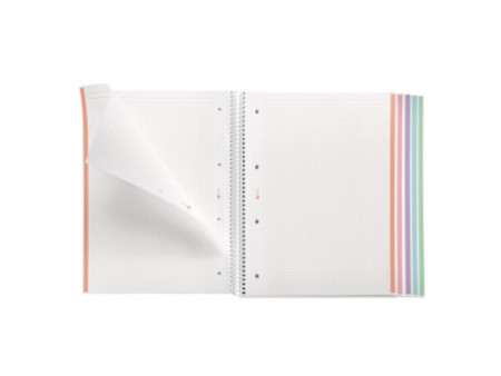 MIQUELRIUS Cahier à spirale 'Notebook EMOTIONS', A4, rose