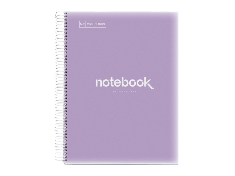 MIQUELRIUS Cahier à spirale 'Notebook EMOTIONS', A4, lavande