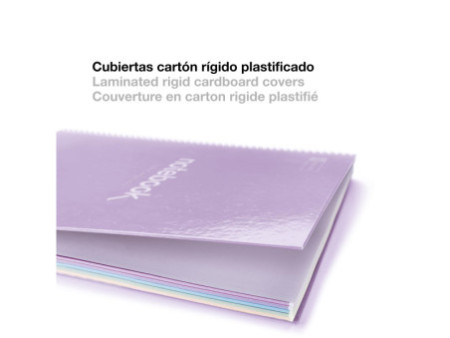 MIQUELRIUS Cahier à spirale 'Notebook EMOTIONS', A5, lavande