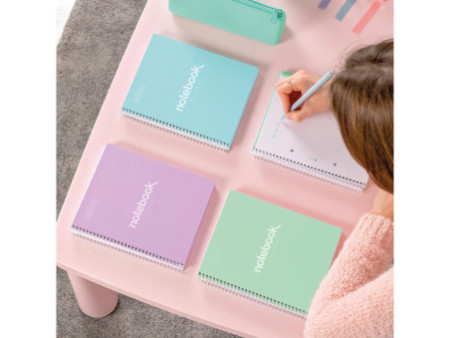 MIQUELRIUS Cahier à spirale 'Notebook EMOTIONS', A5, lavande