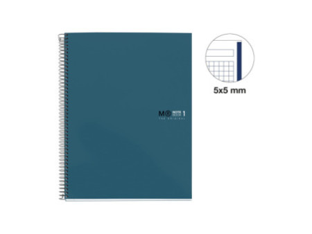 MIQUELRIUS Cahier à spirale 'Notebook THE ORIGINAL' A5, bleu