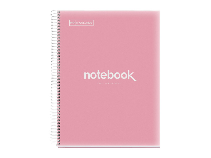 MIQUELRIUS Cahier à spirale 'Notebook EMOTIONS', A4, rose