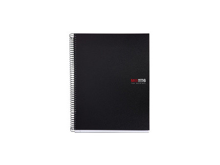 MIQUELRIUS Cahier à spirale 'Notebook THE ORIGINAL', A4,noir