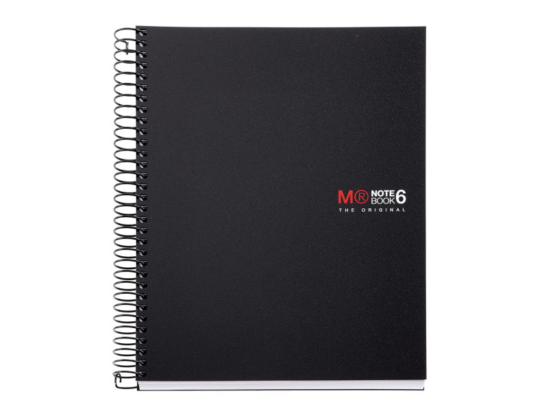 MIQUELRIUS Cahier à spirale 'Notebook THE ORIGINAL', A5,noir