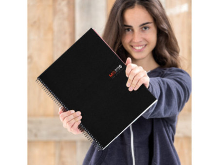 MIQUELRIUS Cahier à spirale 'Notebook THE ORIGINAL', A5,noir