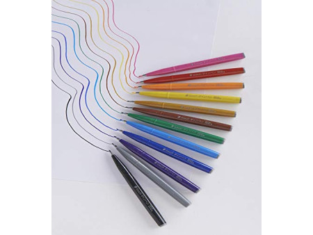 PentelArts Stylo feutre Brush Sign Pen, étui de 4, Colour