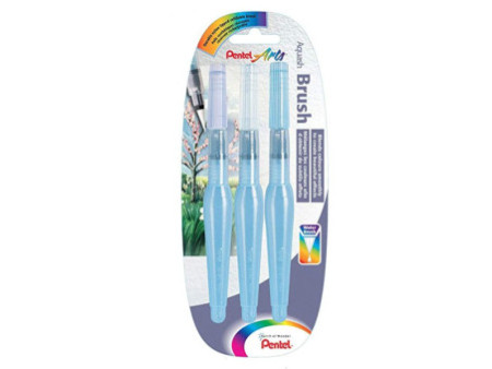PentelArts Aquash Stylo pinceau, contenu: 7 ml, kit de 3