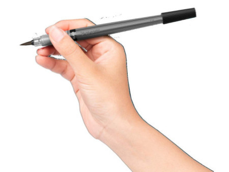 PentelArts Stylo pinceau aquarelle Colour Brush Pigment,noir