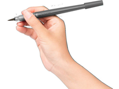 PentelArts Stylo pinceau aquarelle Colour Brush Pigment,gris