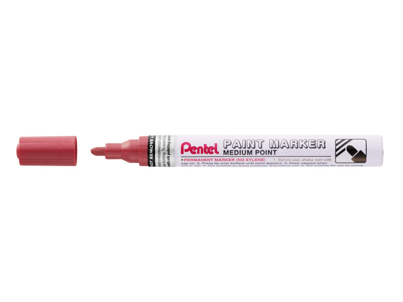 PentelArts Marqueur peinture MMP10, 2,5 mm, rouge métallisé