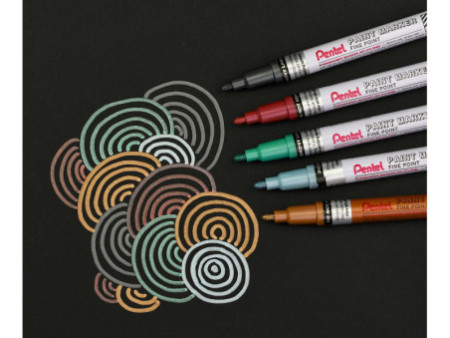 PentelArts Marqueur peinture MSP10, 1,0 mm, bronze métallisé